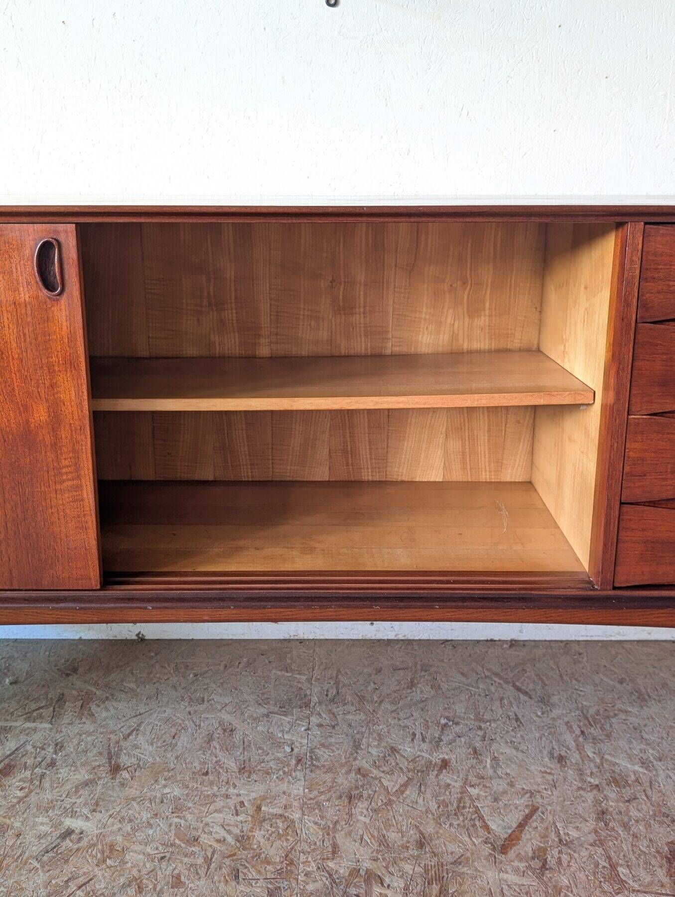 Teak enfilade "Paola" by Oswald Vermaercke published by V-Form, 1950s/60s.