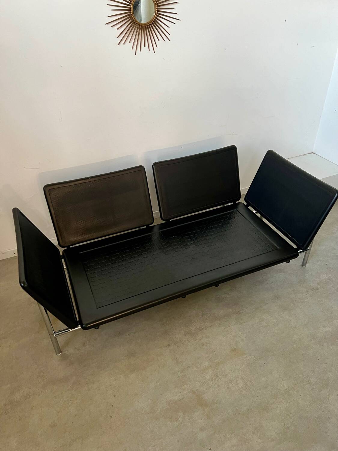 Vintage 2/3 seater sofa "Rataplan" Italian design Roberto Tapinassi for Dema modular