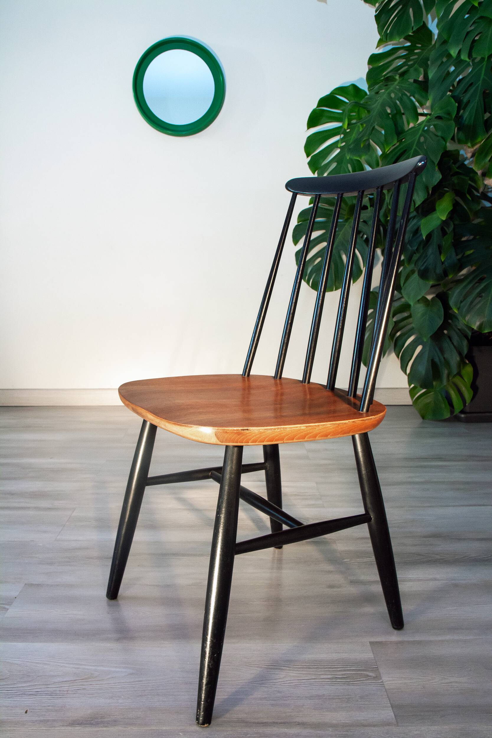 Vintage Scandinavian chair by I. Tapiovaara, Fanett model, 1960