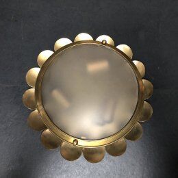 Paire d'appliques  en laiton vintage