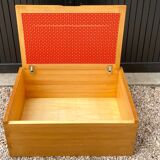 Coffre en pin de Roland Haeusler pour Regain, années 70