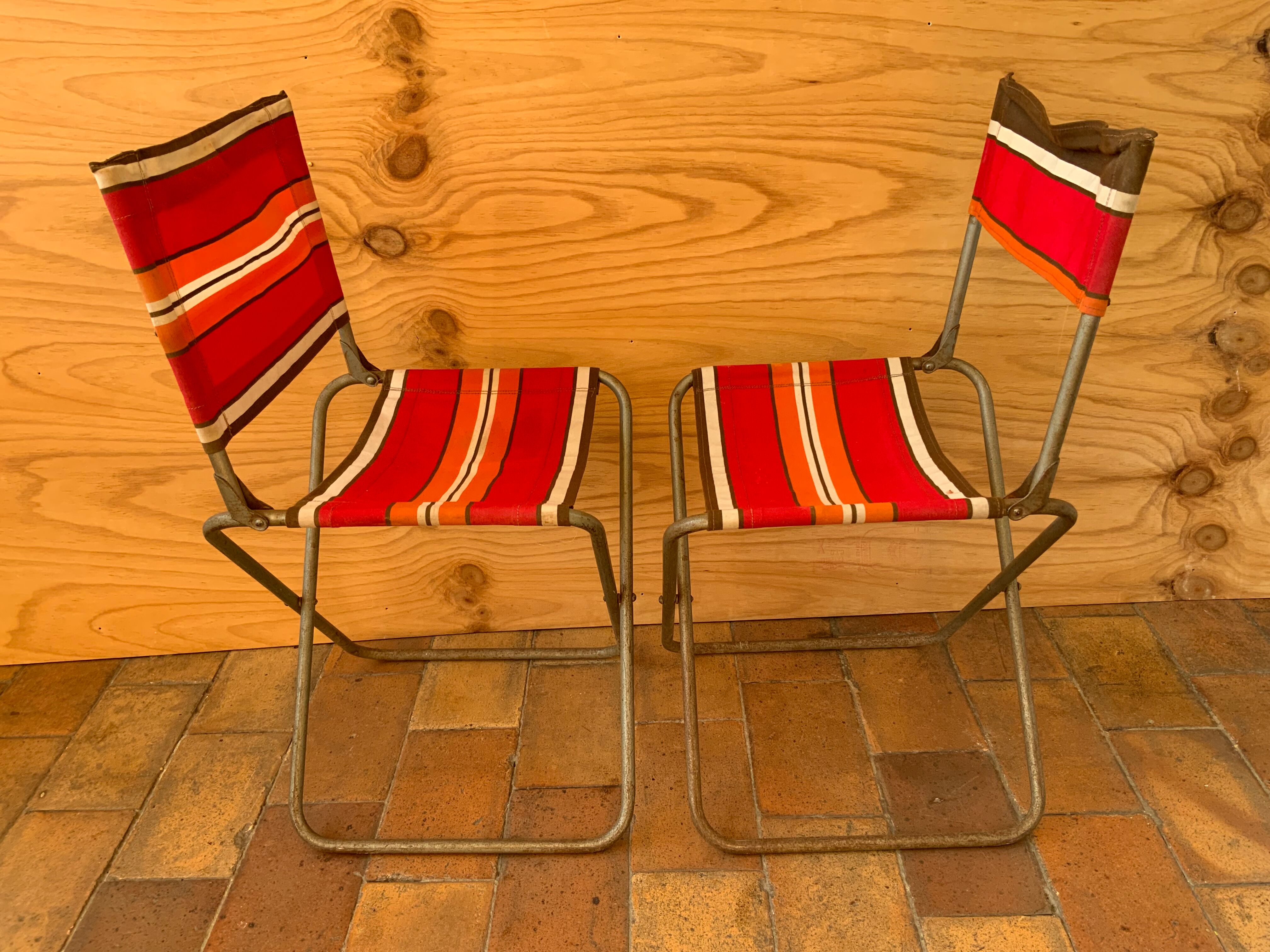 Paire de chaises de camping