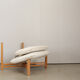 Foldable lounge set in pinewood by Burkhard Vogtherr for Rosenthal