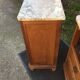 Tables de chevets vintage art deco en noyer