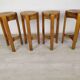 Tabourets de bar vintage chalet