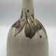 BOTTLE Vintage bottle in partially glazed pyrite stoneware