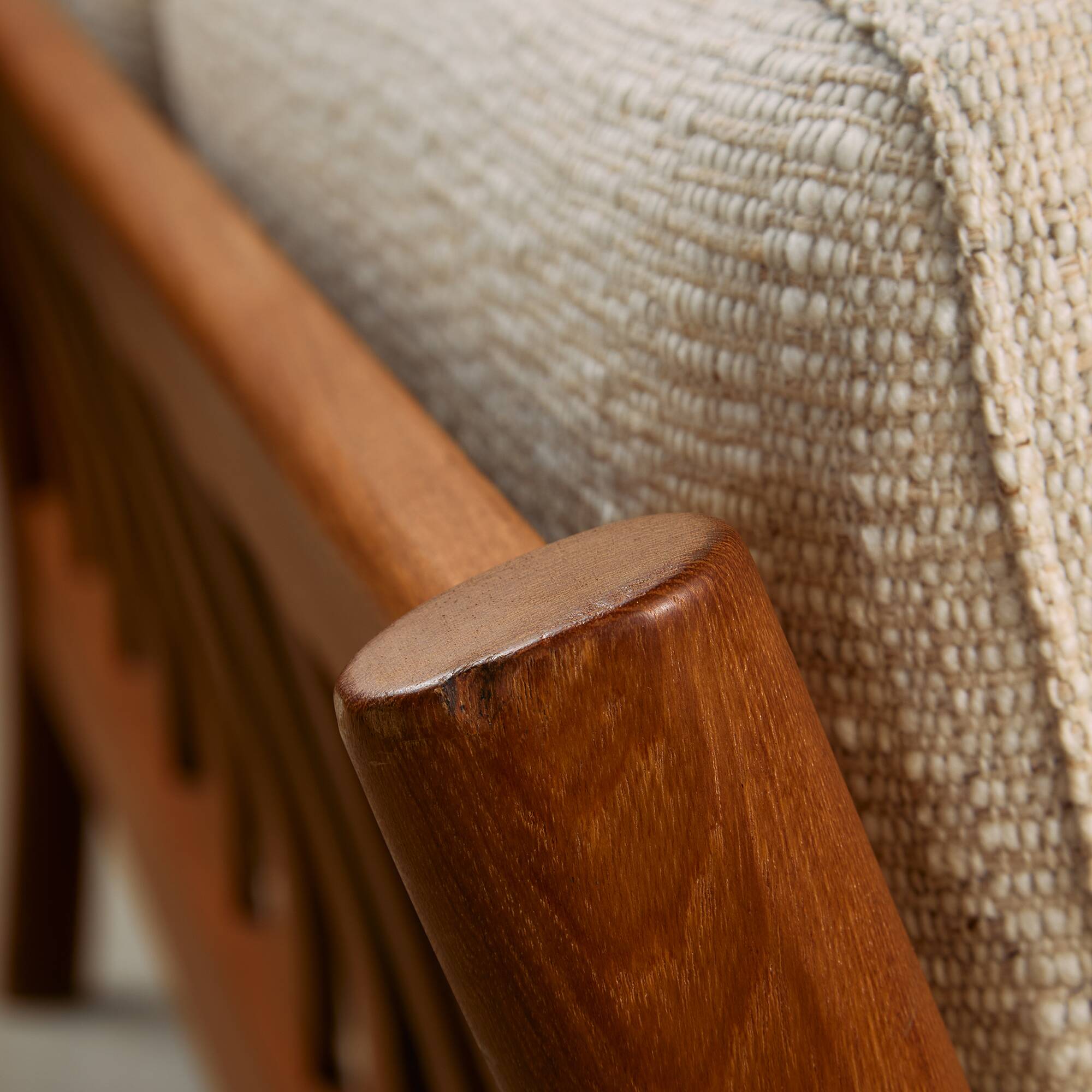 Dyrlund Three-Seater Sofa in Solid Teak