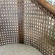 Antique chair with caning