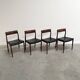 4 chaises de salle à manger Møller 77, Danemark, années 1960