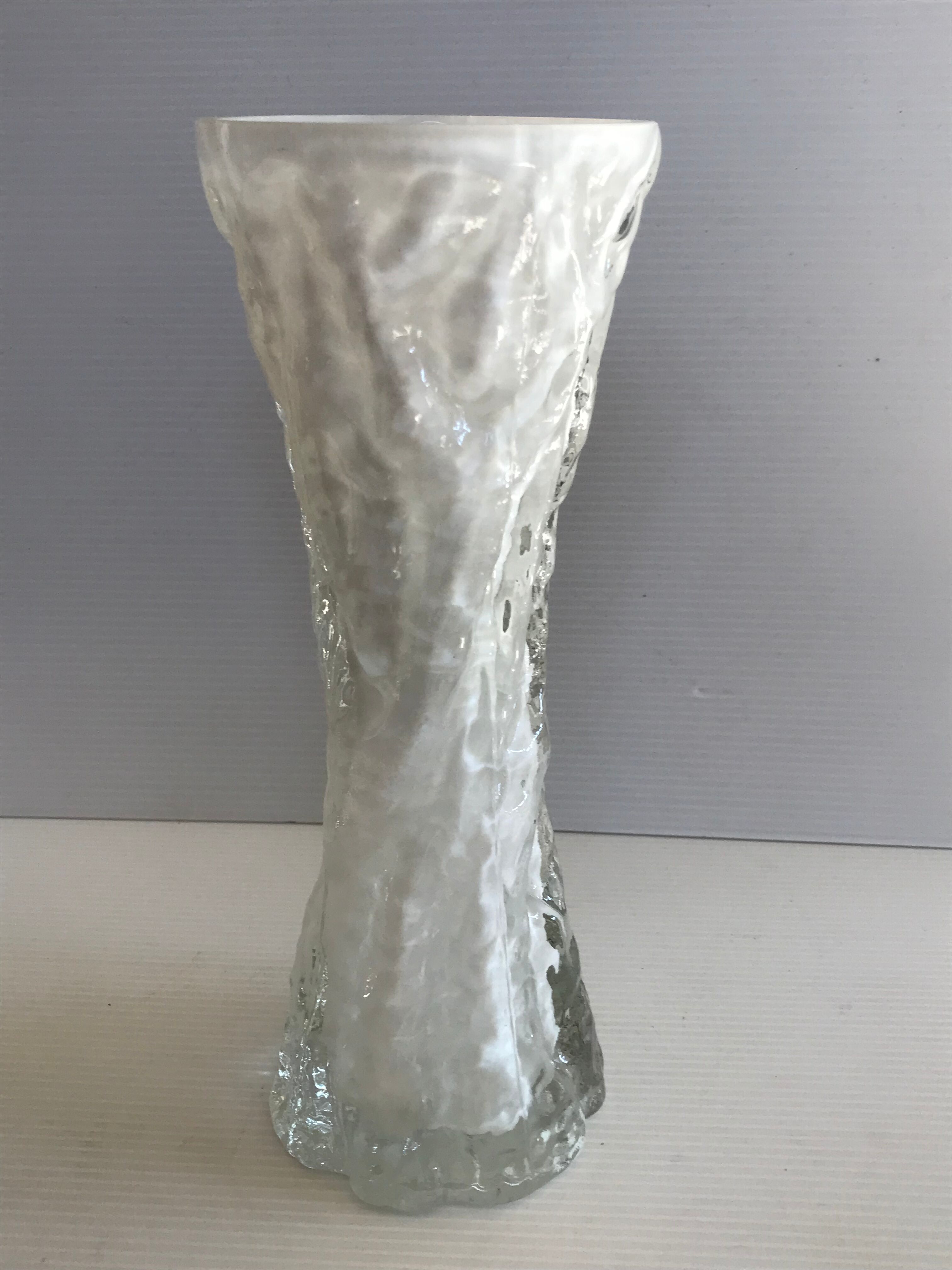 Vase en verre vintage par ingrid glashütte vintage Selency