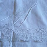 Antique embroidered duvet cover