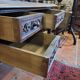 Oak desk with drawers