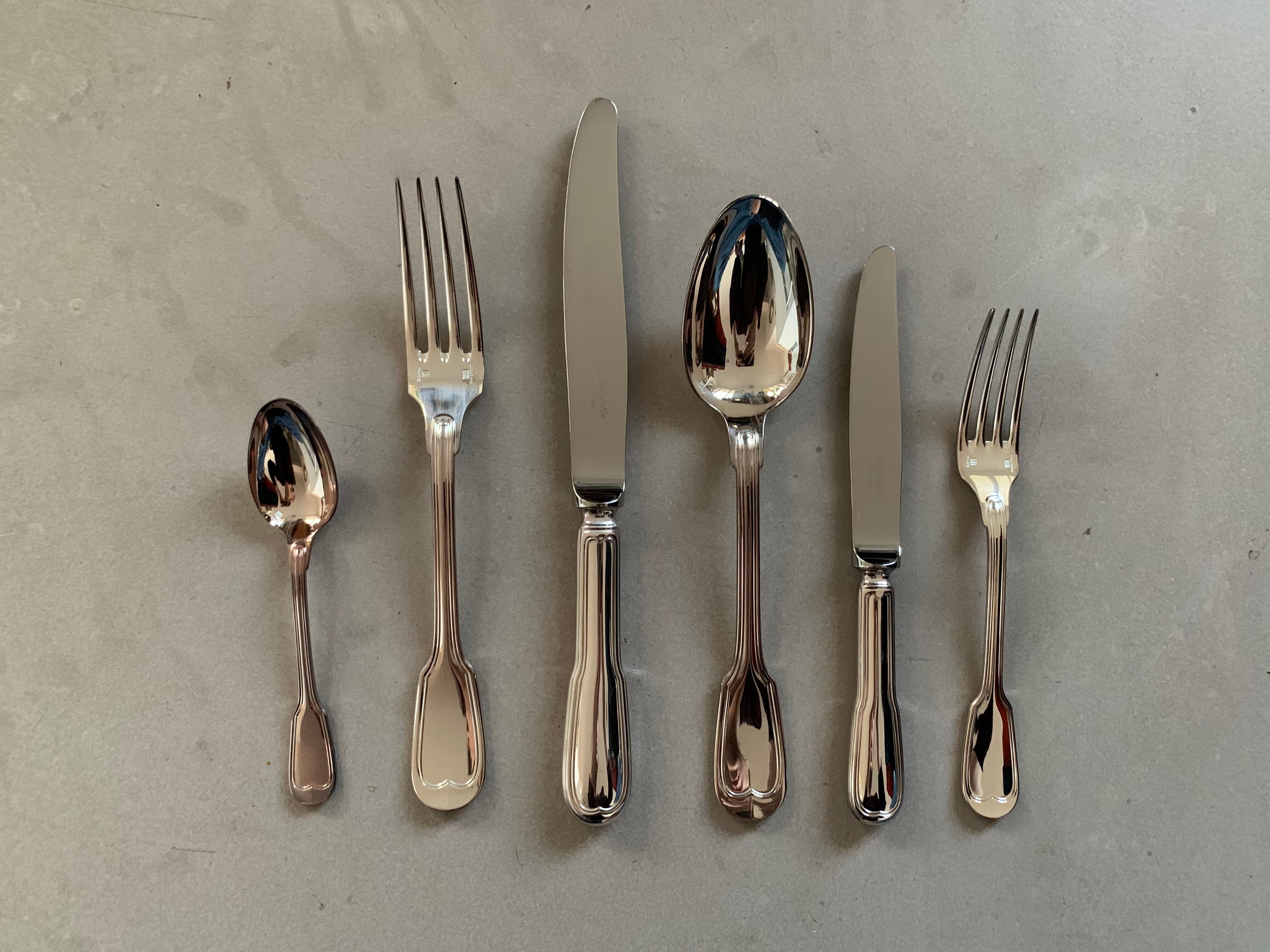 Set 6 christofle covers new Chinon model