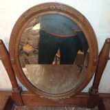 Wooden and marble dressing table
