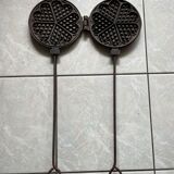 Gaufrier en fonte