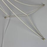 Midcentury French rockabilly lantern low floor lamp, 1950s