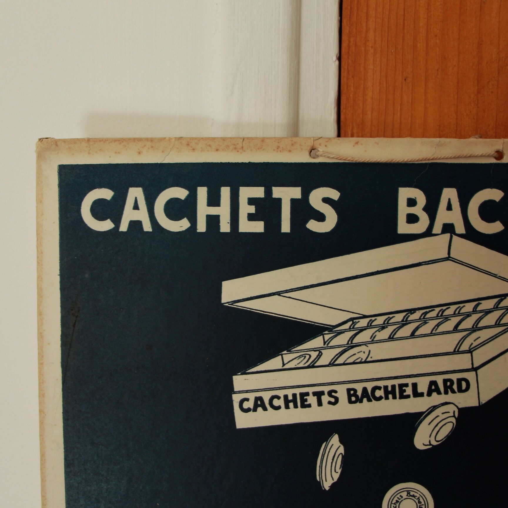 Advertising poster Bachelard stamps