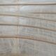 Hanging lamp in rattan and round japanese natural linen d:50