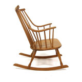 Scandinavian rocking chair "Grandessa", Lena Larsson, Nesto, Sweden, 1960