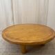 Round Pine Coffee Table in the style of Charlotte Perriand for Les Arcs,