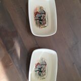 Set of 2 Butters Sarreguemines Obernai