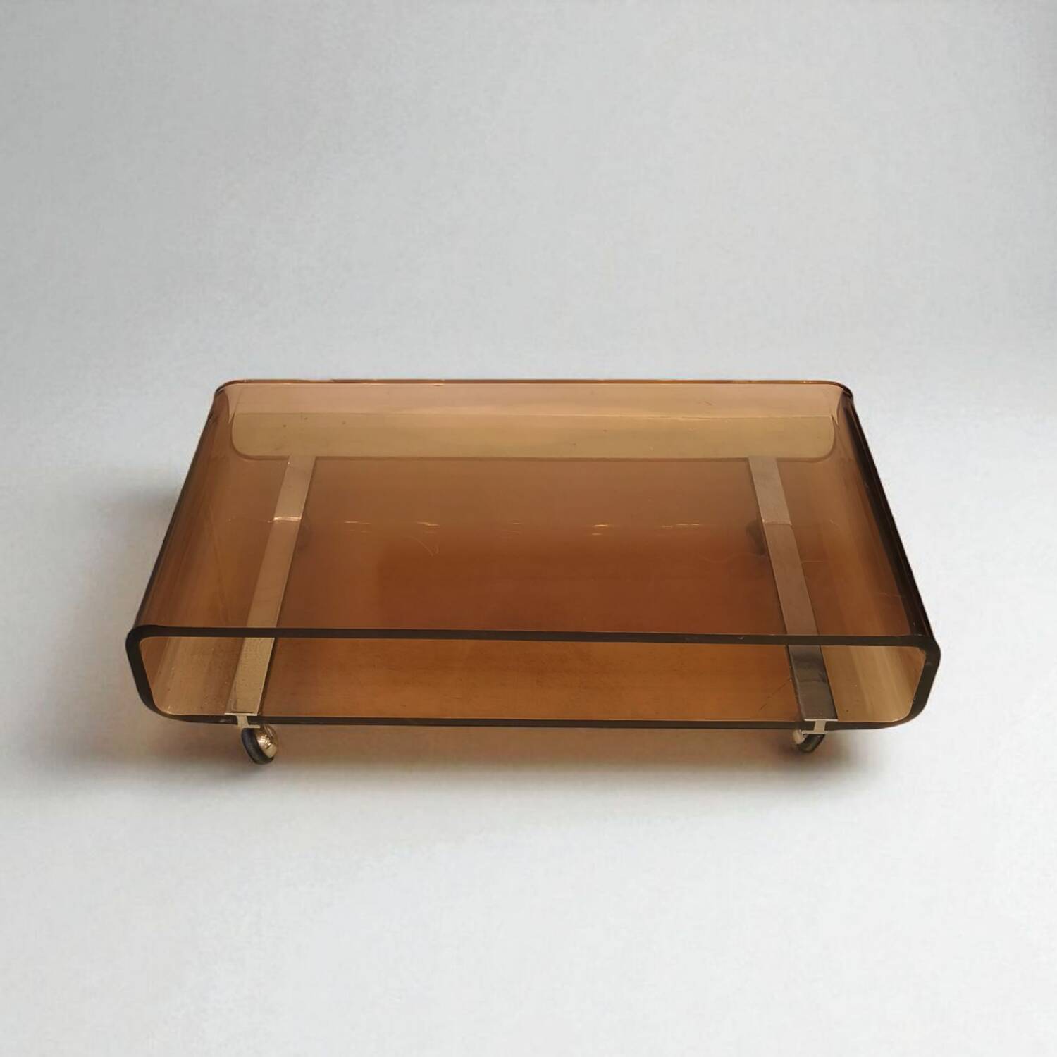Altuglas / plexiglass coffee table designed by Michel Dumas, Roche Bobois, v