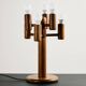 Oak table lamp by Temde Leuchten