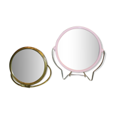 Round mirrors (diameter: 11cm and 13.5cm)