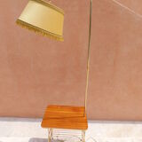 Lampadaire porte-revues vintage