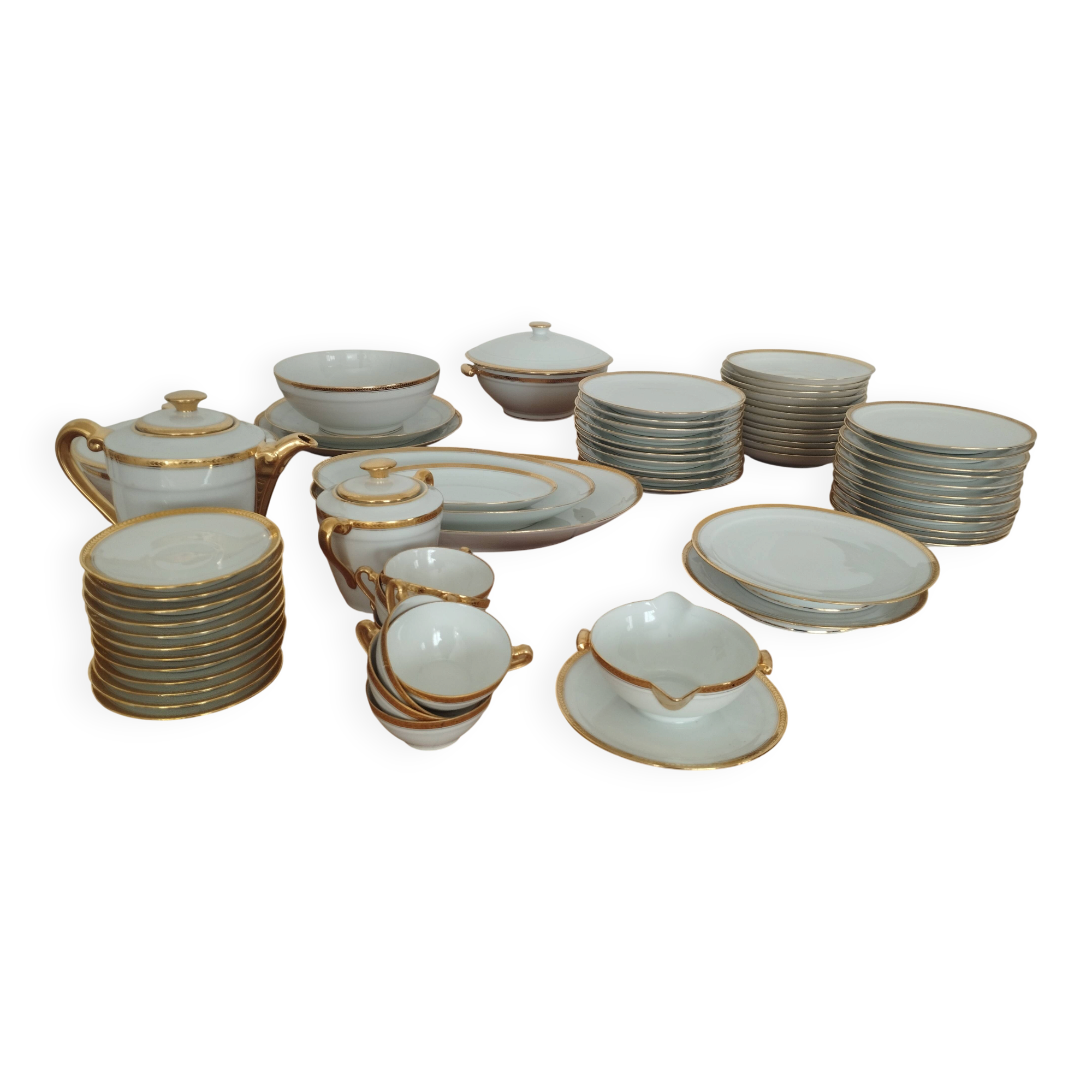 Reception service Limoges – Maison Charles Blancher - 76 pieces