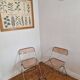 Pair of vintage Plia design chairs by G. Pipette for Castelli from the 60s