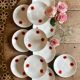 Lot de 11 assiettes creuses vintage, Scherzer Bavaria