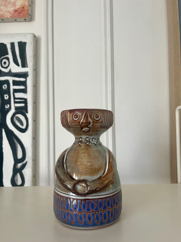 Vase anthropomorphe Sébastien Claramunt Grès dlg Pouchain Petit photop