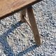 Farm table nineteenth century feet spindles 251cm and its 2 benches