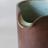 Service orangeade artisanal stoneware vintage 70