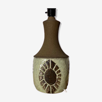 Ceramic table lamp danish design - handmade stoneware by chris haslev - jeti pottery | scandinavian