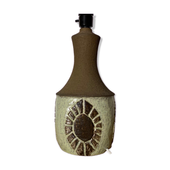 Ceramic table lamp danish design - handmade stoneware by chris haslev - jeti pottery | scandinavian