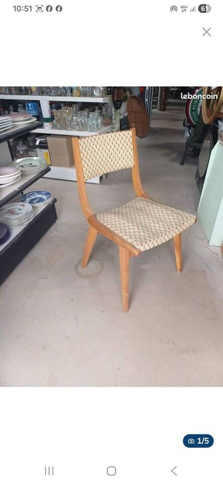 Vintage 60s chair refurbished