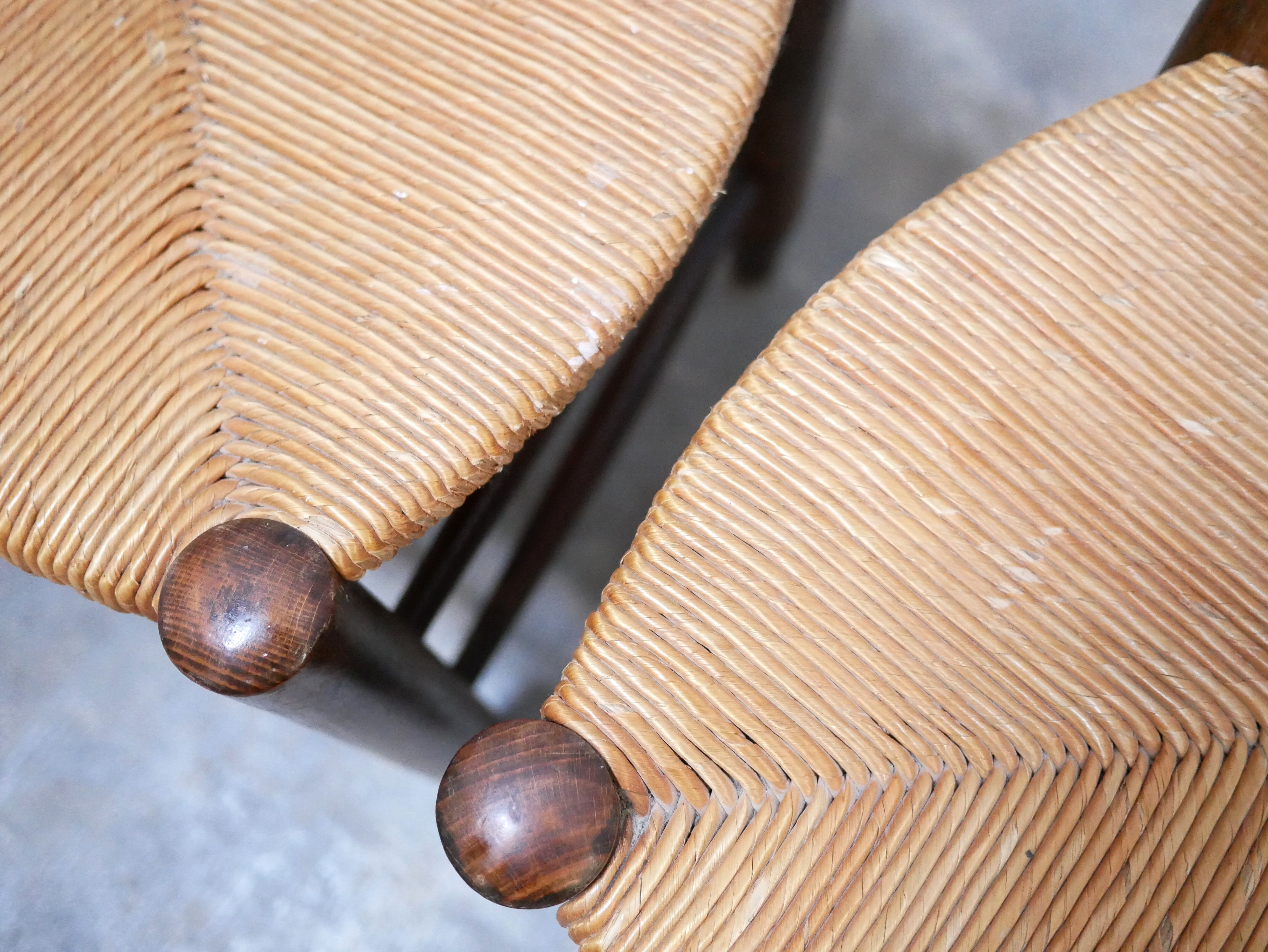 Antique mulched wooden country chair