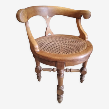 Turning armchair on marbles Duverneuil Louis Philippe