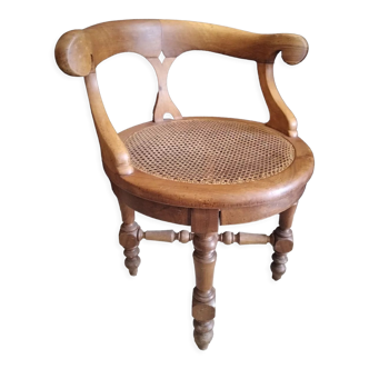 Turning armchair on marbles Duverneuil Louis Philippe