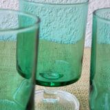 6 wine glasses, 70s