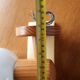 Pair of opline sconces and blond wood pine desgin years 60-70