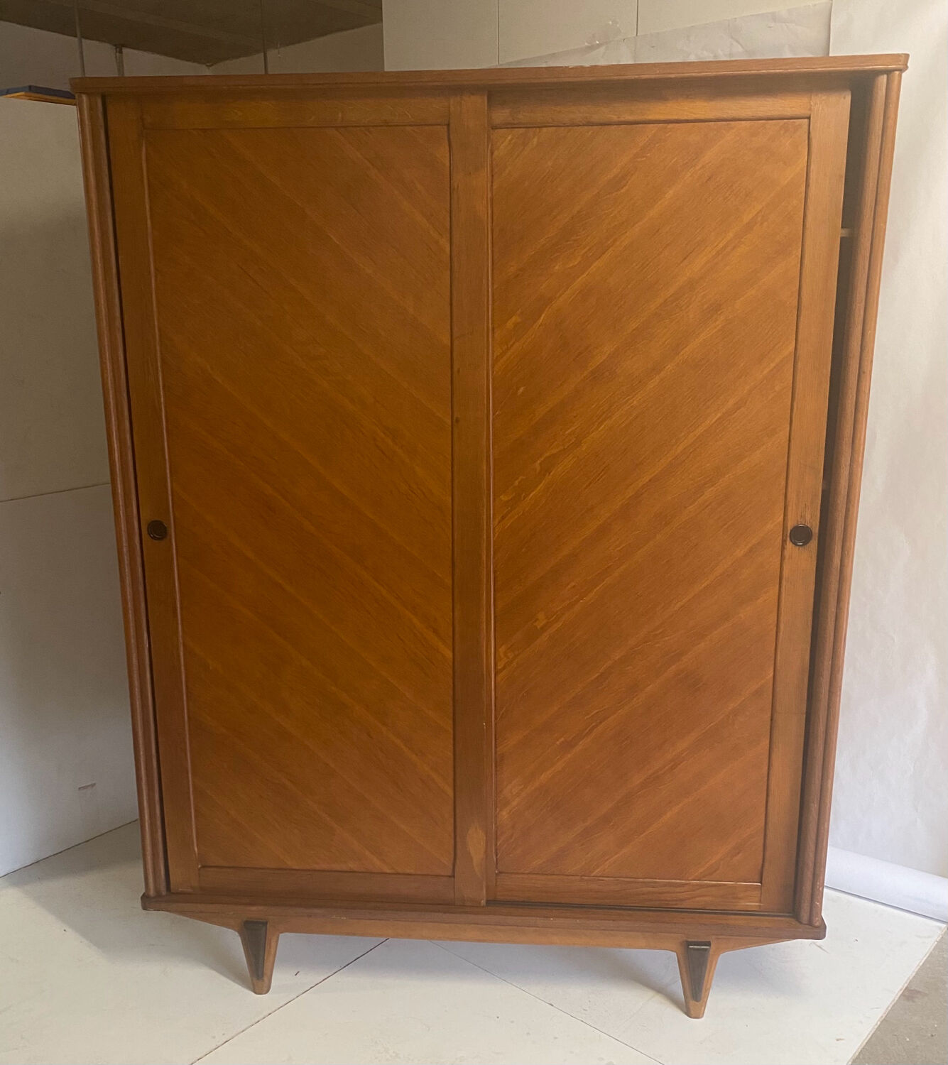 Vintage cabinet feet compass