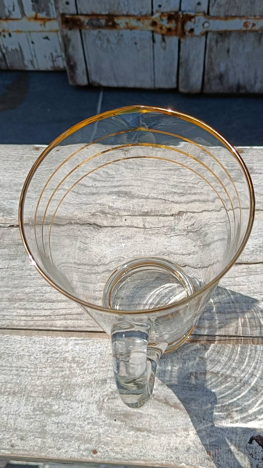 Carafe Art Déco en verre
