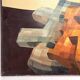 Modernist diptych, oil on canvas