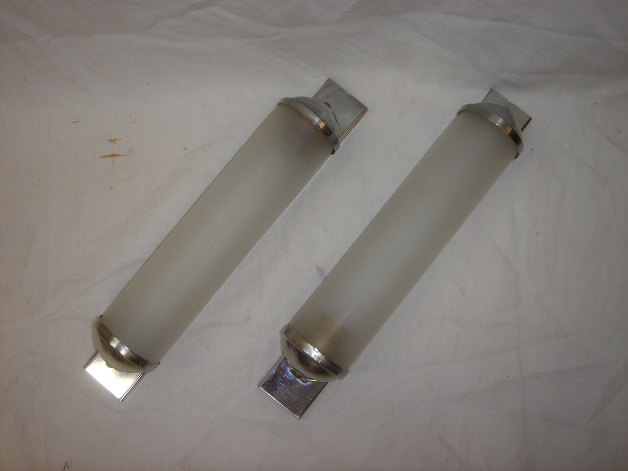 Art Deco train cab sconces