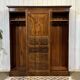 Armoire dressing anglaise en acajou 19ème