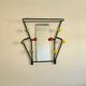Porte manteaux vintage années 1960 boules miroir design Roger Feraud