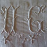 Envelope of quilt vintage monogrammed HC